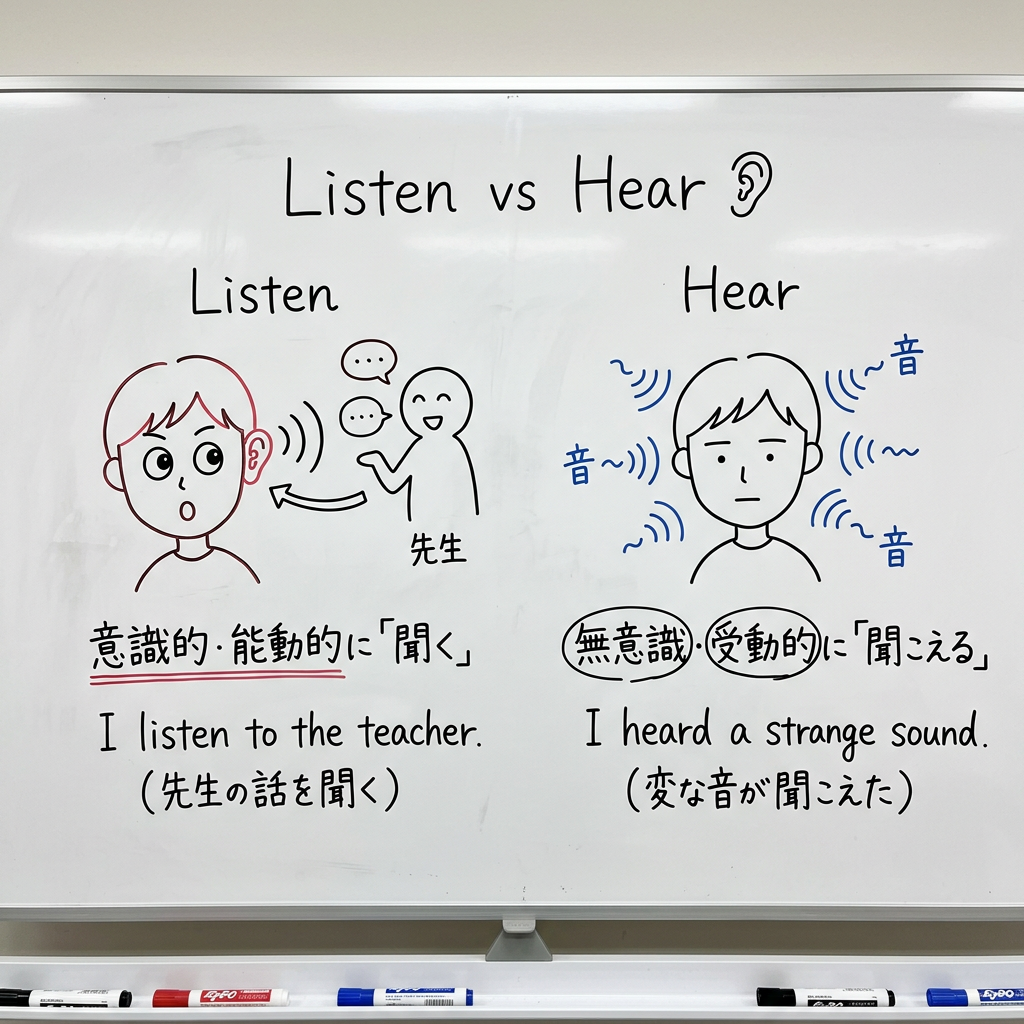 Listen vs Hear
